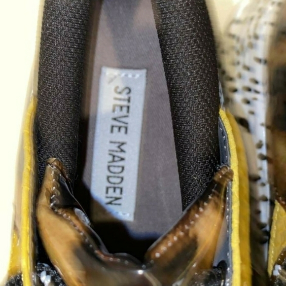 Stylish Yellow and Black Women's Sneakers - Picture 6 of 13